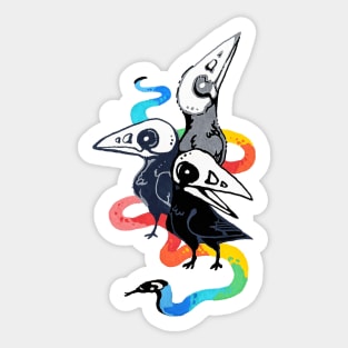 3 Ravens Sticker